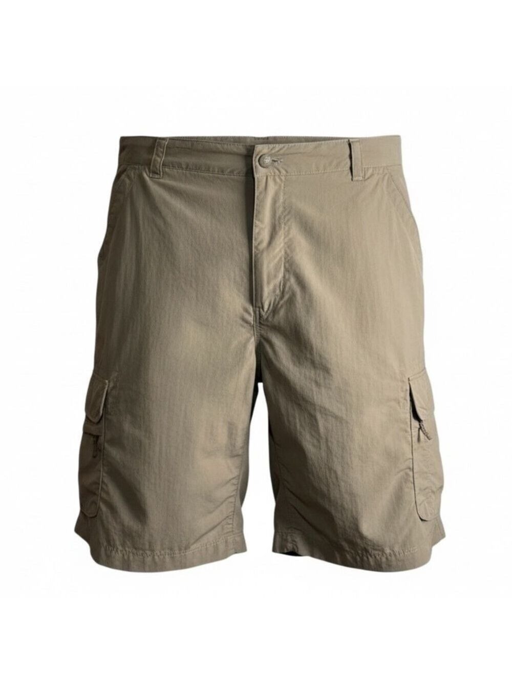 REI SPF 50 Hiking Shorts Women's Khaki Size 16 Cargo Pocket Lightweight Outdoors